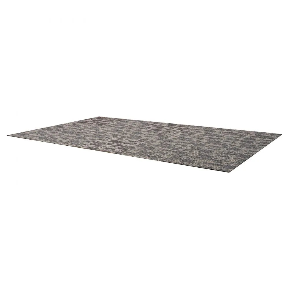 VEVOR Carpet Tiles Reusable 24x24 inch, 24 PCS Modular Carpet Square Rug, Commercial Floor Soft Padded for Seamless Cover 96sq.ft², Easy DIY for Living Room Bedroom Office Indoor,Gray & Brown