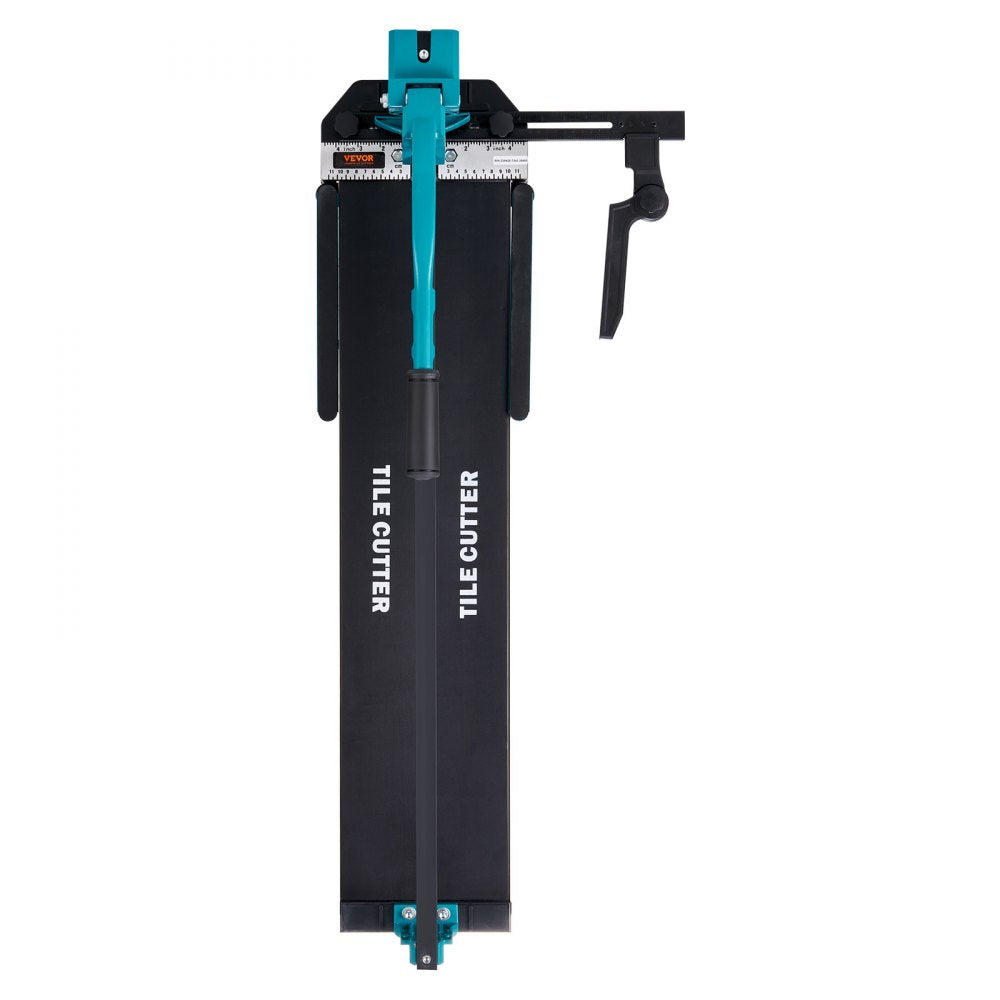 VEVOR Manual Tile Cutter, 32 inch, Porcelain Ceramic Tile Cutter with Tungsten Carbide Cutting Wheel, Infrared Positioning, Anti-Skid Feet, Durable Rails for professional installers or beginners