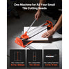 VEVOR 17-Inch Manual Tile Cutter for Wall & Polished Tiles,Double Rails for Precise Cutting, Tungsten Carbide Wheel,Non-Slip Handle,Anti-Displacement Pressure Rod,Precise Cuts for Pros & Beginners