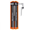 VEVOR Manual Tile Cutter, 17 inch, Porcelain Ceramic Tile Cutter with Tungsten Carbide Cutting Wheel, Infrared Positioning, Anti-Skid Feet, Double Rails for professional installers or beginners