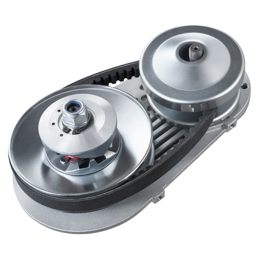 VEVOR Drive Clutch, 2-8HP Engine, 2000 RPM High-Strength Drive Clutch with Asymmetric Designed Wheels & Robust Rubber Belt, Sturdy & Durable Clutch with Full Accessories, Fit for Various Engines