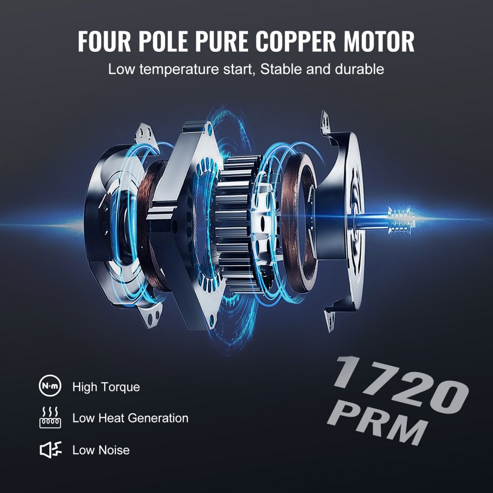 VEVOR 1/5 HP 3.5 CFM AC Vacuum Pump and Gauge Set, Single Stage Rotary Vane HVAC Air Vacuum Pump A/C Refrigerant Kit Manifold Gauge Set, with Three-Color Hose Carry Bag, Applicable to R134a, R410a