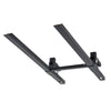 VEVOR Pallet Forks 2000 lbs Clamp-On Pallet Forks, 60 in Length Yellow Tips, for Tractor Attachments, Skid Steer & Loader Bucket, Adjustable Stabilizer Bar, Heavy-Duty Reinforced Tractor Bucket Fork