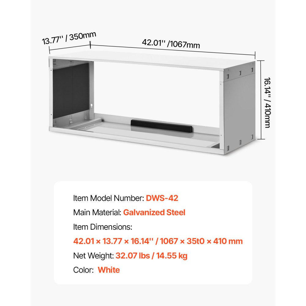 VEVOR Air Conditioner Wall Sleeve, 42 in Through the Wall Air Conditioner Sleeve, Wall Sleeve, Compatible with Most Brands of Through the Wall AC, Durable and Weather-Resistant Insulation Accessories
