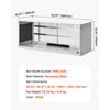 VEVOR Air Conditioner Wall Sleeve, 42 in Through the Wall Air Conditioner Sleeve, Exterior Grille, Wall AC Sleeve, Fit Most Brands of Through the Wall Air Conditioner, Durable and Weather-Resistant