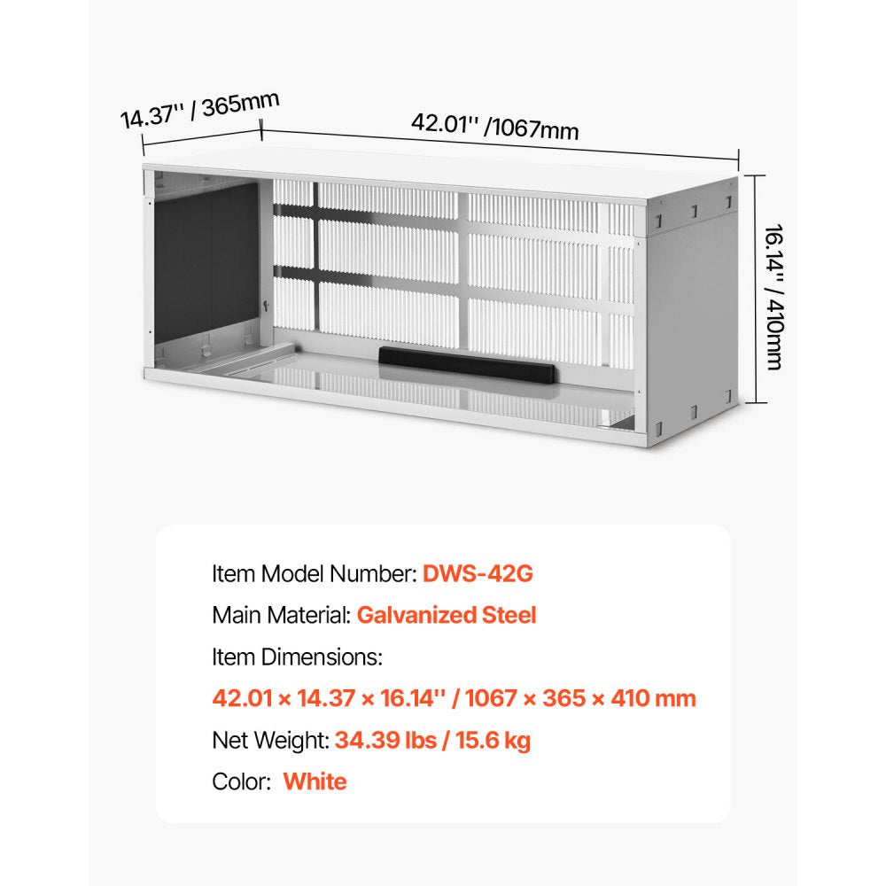 VEVOR Air Conditioner Wall Sleeve, 42 in Through the Wall Air Conditioner Sleeve, Exterior Grille, Wall AC Sleeve, Fit Most Brands of Through the Wall Air Conditioner, Durable and Weather-Resistant
