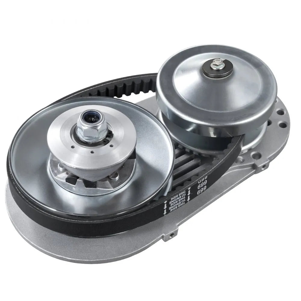 VEVOR Drive Clutch, 2-8HP Engine, 2000 RPM High-Strength Drive Clutch with Asymmetric Designed Wheels & Robust Rubber Belt, Sturdy & Durable Clutch with Full Accessories, Fit for Various Engines