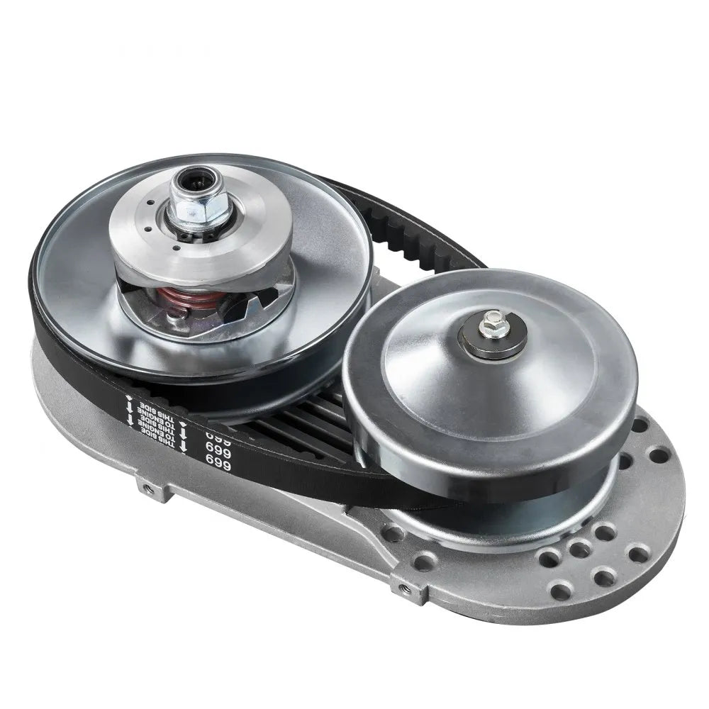 VEVOR Drive Clutch, 2-8HP Engine, 2000 RPM High-Strength Drive Clutch with Asymmetric Designed Wheels & Robust Rubber Belt, Sturdy & Durable Clutch with Full Accessories, Fit for Various Engines