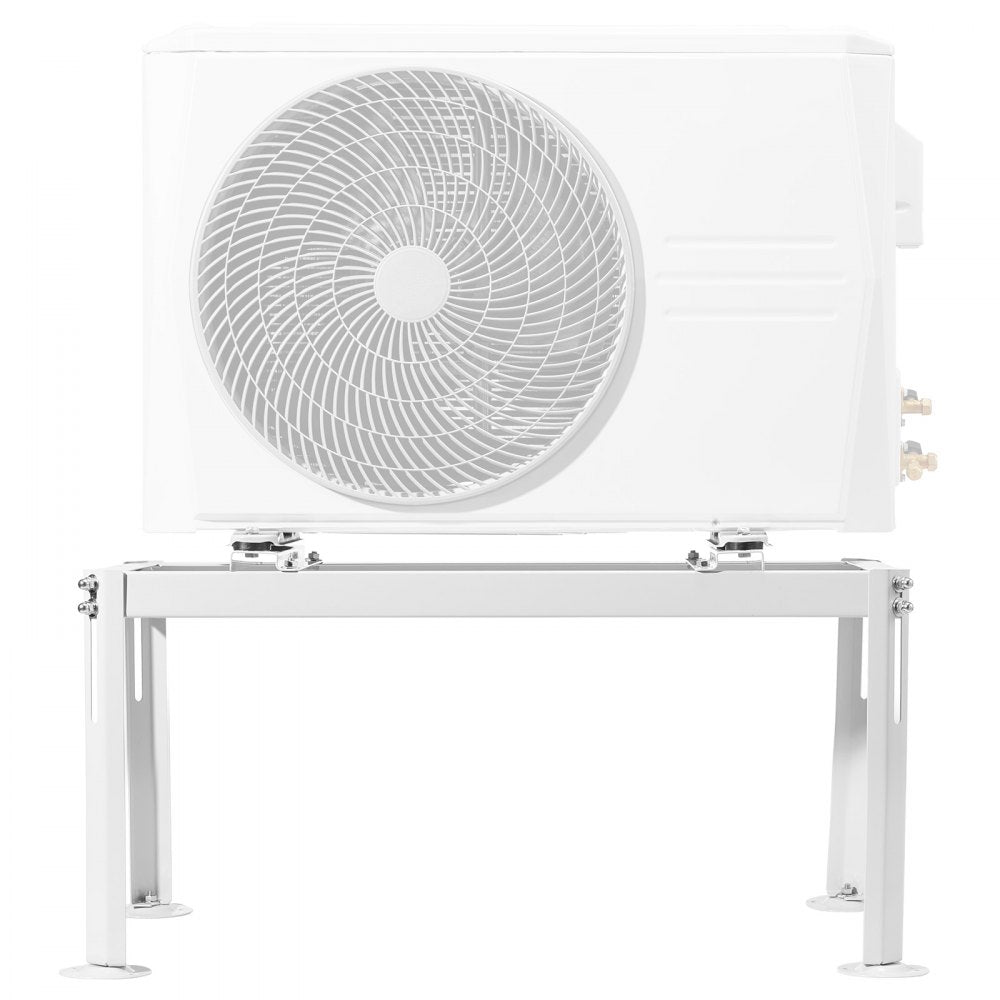 VEVOR Mini Split Ground Stand, Adjustable Anti-Vibration Mini Split Stand for 9000-24000 BTU Ductless Air Conditioner Heat Pump, Heavy Duty AC Base Bracket Floor Mount w/ 441LBS Max. Load Capacity