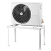 VEVOR Mini Split Ground Stand, Adjustable Anti-Vibration Mini Split Stand for 9000-36000 BTU Ductless Air Conditioner Heat Pump, Heavy Duty AC Base Bracket Floor Mount w/ 661LBS Max. Load Capacity