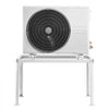VEVOR Mini Split Ground Stand, Adjustable Anti-Vibration Mini Split Stand for 9000-36000 BTU Ductless Air Conditioner Heat Pump, Heavy Duty AC Base Bracket Floor Mount w/ 661LBS Max. Load Capacity