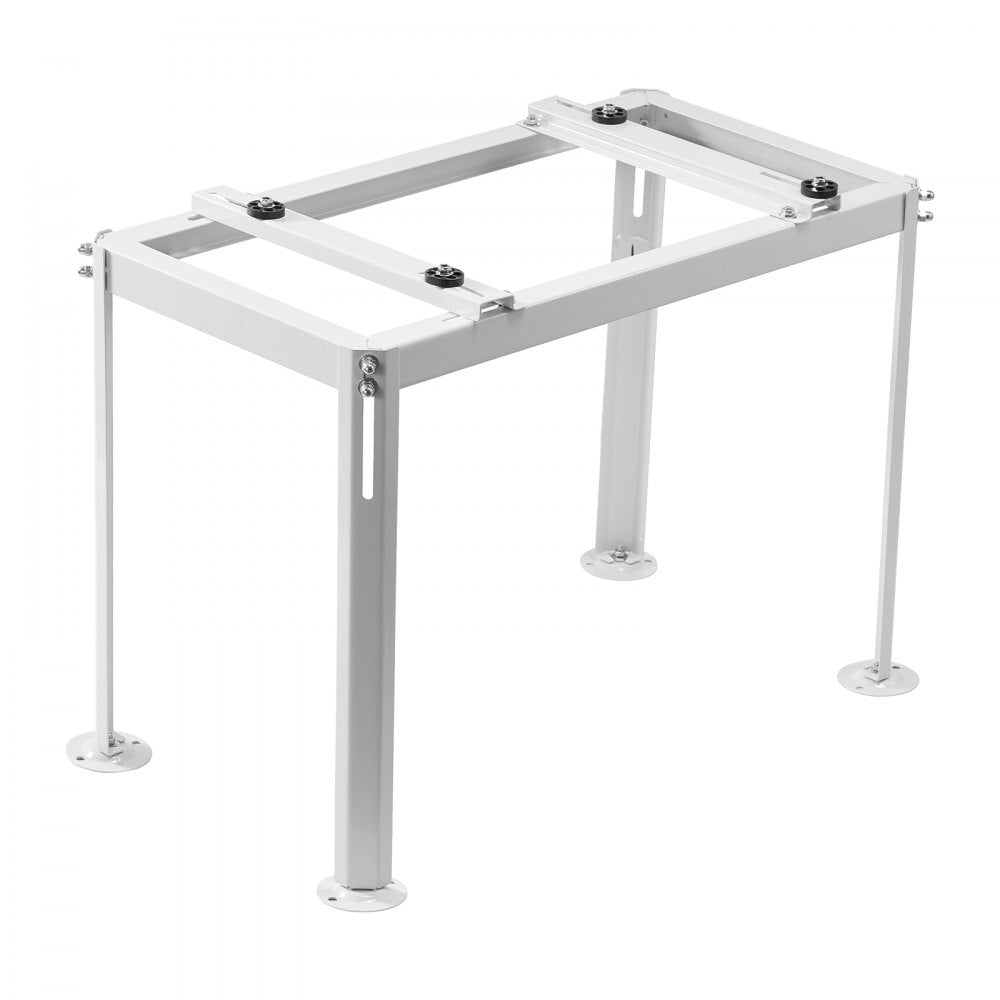 VEVOR Mini Split Ground Stand, Adjustable Anti-Vibration Mini Split Stand for 9000-18000 BTU Ductless Air Conditioner Heat Pump, Heavy Duty AC Base Bracket Floor Mount w/ 441LBS Max. Load Capacity