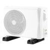 VEVOR Floor Mounting Base Kit for Mini Split Air Conditioning Systems, Floor Mounting Ground Base Pad for 9000-36000BTU AC Heat Pump System, Heavy-Duty Rubber Anti-Vibration Pads, Max Load 2204 lbs