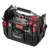VEVOR Tool Bag, 13 Inch, 33-Pocket Open Top Tool Tote, Portable Electrical Maintenance Toolbox Organizer Storage with Hard Plastic Base, Adjustable Shoulder Strap, for Professionals DIY & Jobsite Use