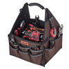 VEVOR Tool Bag, 13 Inch, 45-Pocket Open Top Tool Tote, Electrical Maintenance Toolbox Organizer Storage with Handle, Adjustable Shoulder Strap, Portable Toolbag, for Professionals DIY & Jobsite Use