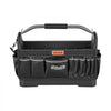 VEVOR Tool Bag, 16.1 Inch, 33-Pocket Open Top Tool Tote, Portable Electrical Maintenance Toolbox Organizer Storage with Hard Plastic Base, Adjustable Shoulder Strap, for Professionals DIY & Jobsite