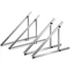 VEVOR 2 Sets Solar Panel Mounting Brackets 45-Inch, 0 to 90° Adjustable Tilt Mount Brackets Support 100-400W Solar Panels, Lightweight Aluminum Brackets with Folding Tilt Legs for RV Boat Off-Grid
