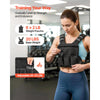 VEVOR Adjustable Weighted Vest, 20-32 lbs Comfortable X-Shape Body Weight Vest Set with 6 Weight Packs and Reflective Stripe, for Men Women, Workout Equipment for Strength Training Running Jogging