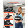 VEVOR Adjustable Weighted Vest, 20-32 lbs Comfortable X-Shape Body Weight Vest Set with 6 Weight Packs and Reflective Stripe, for Men Women, Workout Equipment for Strength Training Running Jogging