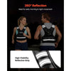 VEVOR Adjustable Weighted Vest, 20-32 lbs Comfortable X-Shape Body Weight Vest Set with 6 Weight Packs and Reflective Stripe, for Men Women, Workout Equipment for Strength Training Running Jogging