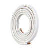 VEVOR 25FT Mini Split Line Set, 1/4" & 3/8" O.D Copper Pipes Tubing and Triple-Layer Insulation, for Air Conditioning or Heating Pump Equipment & HVAC with Rich Accessories (27ft Connection Cable)