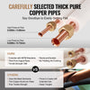 VEVOR 16FT Mini Split Line Set, 3/8" & 5/8" O.D Copper Pipes Tubing and Triple-Layer Insulation, for Air Conditioning or Heating Pump Equipment & HVAC with Rich Accessories (18ft Connection Cable)