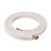 VEVOR 16FT Mini Split Line Set, 3/8" & 5/8" O.D Copper Pipes Tubing and Triple-Layer Insulation, for Air Conditioning or Heating Pump Equipment & HVAC with Rich Accessories (18ft Connection Cable)
