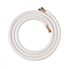 VEVOR 16FT Mini Split Line Set, 3/8" & 5/8" O.D Copper Pipes Tubing and Triple-Layer Insulation, for Air Conditioning or Heating Pump Equipment & HVAC with Rich Accessories (18ft Connection Cable)