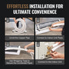 VEVOR 25FT Mini Split Line Set, 1/4" & 3/8" O.D Copper Pipes Tubing and Triple-Layer Insulation, for Mini Split Air Conditioning Refrigerant or Heating Pump Equipment & HVAC with Wrapping Strips.
