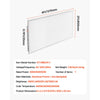 VEVOR 2x4 FT LED Flat Panel Light, 7800 LM, Flush Mount LED Drop Ceiling Lighting Fixture with 3 Color Selectable 4000K/5000K/6000K, 30W/40W/50W, 0-10V Dimmable, Ultra Slim for Home Office Kitchen