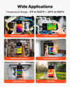 VEVOR Thermal Imaging Camera for Android, 512 x 384 TISR Super Resolution, 25HZ Refresh Rate Infrared Thermal Imager for Smartphone Tablet, 256 x 192 IR Resolution, -4°F to 1022°F & 15 Color Palettes