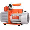 VEVOR 1/3 HP 2 Stage Rotary Vane Vacuum Pump, 5 CFM, 120V Air Conditioning Vacuum Pump, 1/4" SAE Male 3/8" SAE Male 1/2" ACME Male Inlet, for HVAC Repair, Refrigeration Maintenance, Resin Degassing