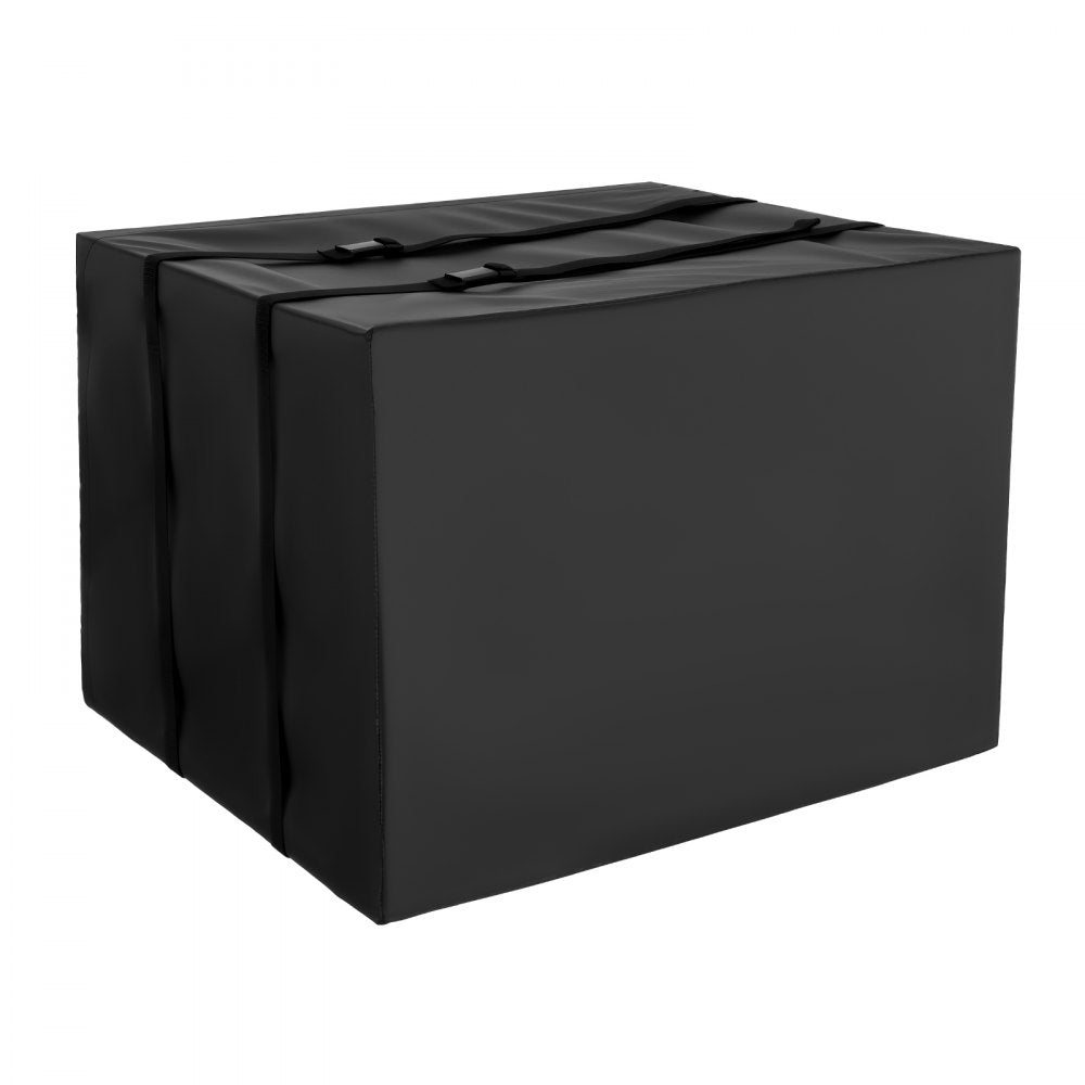 VEVOR Air Conditioner Cover, 20.87 x 15.75 x 14.96 inch Ac Cover for Air Conditioning Unit, Double-Layer, Waterproof Polyester Fabric, Adjustable Shoulder Strap, Universal Size for Outdoor Outside