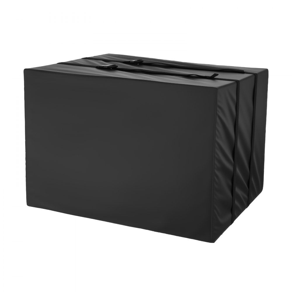 VEVOR Air Conditioner Cover, 20.87 x 15.75 x 14.96 inch Ac Cover for Air Conditioning Unit, Double-Layer, Waterproof Polyester Fabric, Adjustable Shoulder Strap, Universal Size for Outdoor Outside