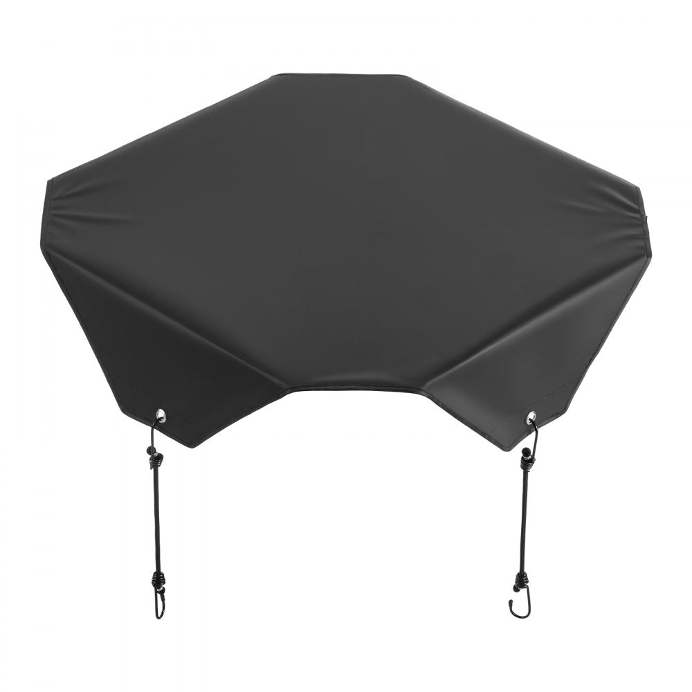 VEVOR Air Conditioner Cover for Outside Units, 28 x 28 inch Central AC Cover for Air Conditioning Unit, Top Universal Mesh Defender Rainproof Easy Install for Outdoor Outside All Seasons, Black