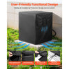 VEVOR Air Conditioner Cover, 30 x 30 x 32 inch Ac Cover for Air Conditioning Unit, Three-Layer, Waterproof Polyester Fabric, Mesh Ventilation, Universal Defender for Outdoor Outside Ac Unit, Black