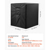 VEVOR Air Conditioner Cover, 38 x 38 x 40 inch Ac Cover for Air Conditioning Unit, Three-Layer, Waterproof Polyester Fabric, Mesh Ventilation, Universal Defender for Outdoor Outside Ac Unit, Black