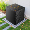 VEVOR Air Conditioner Cover, 38 x 38 x 40 inch Ac Cover for Air Conditioning Unit, Three-Layer, Waterproof Polyester Fabric, Mesh Ventilation, Universal Defender for Outdoor Outside Ac Unit, Black