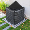 VEVOR Air Conditioner Cover, 32 x 32 x 36 inch Ac Cover for Air Conditioning Unit, Dual-Layer, Detachable Canopy,Waterproof Polyester, Universal HVAC Protector for Outdoor Outside Ac Unit, Black