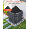 VEVOR Air Conditioner Cover, 36 x 36 x 40 inch Ac Cover for Air Conditioning Unit, Dual-Layer, Detachable Canopy,Waterproof Polyester, Universal HVAC Protector for Outdoor Outside Ac Unit, Black