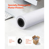 VEVOR Wide Format Paper, 24 in x 150 ft Plotter Roll, 20 Rolls CAD Bond Rolls with 2 in Core, 20 LB Bond Paper Rolls, Ideal for CAD Drawings, Engineering Plans, GIS Maps, and Architectural Designs