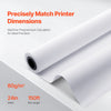 VEVOR Wide Format Paper, 24 in x 150 ft Plotter Paper, 6 Rolls CAD Bond Rolls with 2 in Core, 20 LB Bond Paper Rolls, Idea for CAD Drawings, Engineering Plans, GIS Maps & Architectural Designs