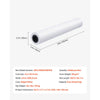 VEVOR Wide Format Paper, 24 in x 150 ft Plotter Roll, 8 Rolls CAD Bond Rolls with 2 in Core, 20 LB Bond Paper Rolls, Ideal for CAD Drawings, Engineering Plans, GIS Maps, and Architectural Designs