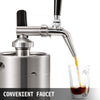 VEVOR Nitro Brew Coffee Maker 67Oz Nitro Coffee Maker 2L Portable Stainless Steel Nitro Cold Brew Coffee Maker Portable Cold Brew Coffee Maker With Brushes Home Keg Kit System