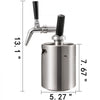 VEVOR Nitro Brew Coffee Maker 67Oz Nitro Coffee Maker 2L Portable Stainless Steel Nitro Cold Brew Coffee Maker Portable Cold Brew Coffee Maker With Brushes Home Keg Kit System