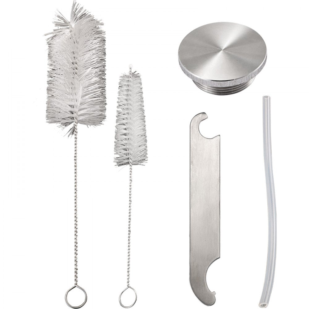 VEVOR Nitro Brew Coffee Maker 67Oz Nitro Coffee Maker 2L Portable Stainless Steel Nitro Cold Brew Coffee Maker Portable Cold Brew Coffee Maker With Brushes Home Keg Kit System