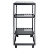 VEVOR 20U Open Frame Server Rack, 23-40 in Adjustable Depth, Free Standing or Wall Mount Network Server Rack, 4 Post AV Rack with Casters, Holds All Your Networking IT Equipment AV Gear Router Modem