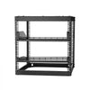 VEVOR 10U Open Frame Network Rack, 23 in Depth, Wall Mounted or Floor Standing Server Rack, Heavy Duty 4 Post, with Vented Shelves & Mounting Hardware, Holds All Your Networking IT Equipment AV Gear