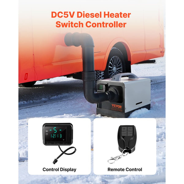 Vevor Diesel Air Heater Controller LCD Remote Thermostat Switch New ...