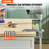 VEVOR Commercial Can Opener, Heavy-Duty Manual Tabletop Cans Opener for Cans Up to 11.8 in Height, Height-Adjustable Can Openers Fixed with Screws & Table Clamp, for Restaurant, Hotel, and Food Store